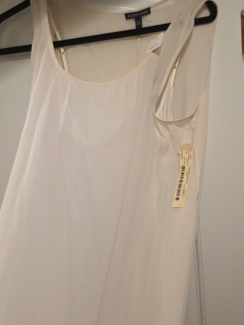 Sleeveless Silk Tunic